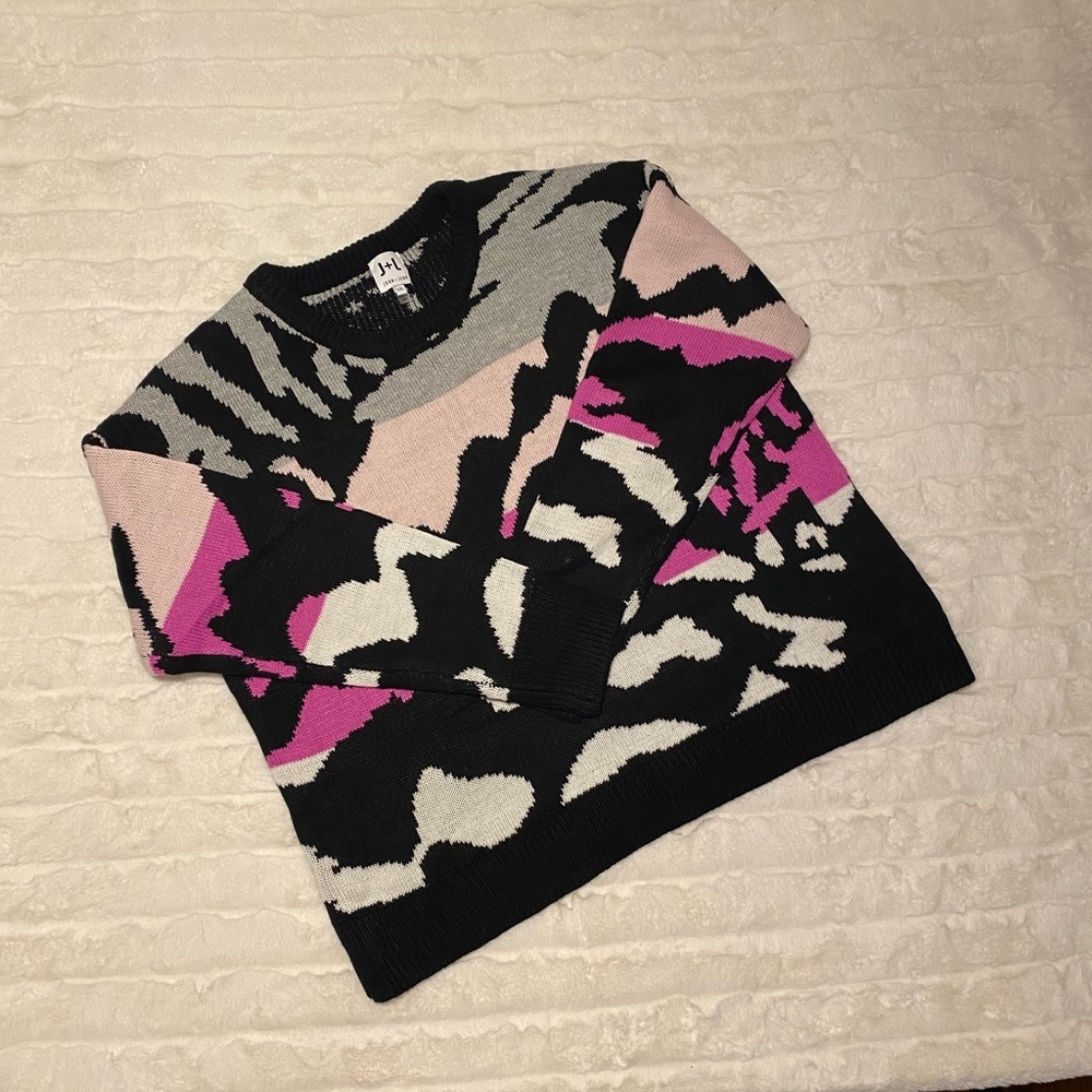 Camo Pattern Sweater - Picture 2 of 5